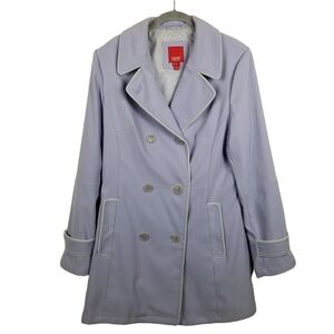 Esprit Lilac Double Breasted A-line Coat Jacket Womens Size Medium
